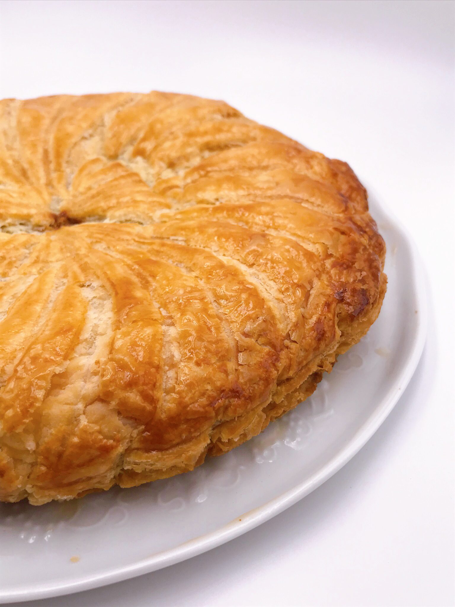 Galette Des Rois Frangipane Et Pommes Caramelisees